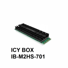 Raidsonic ICY BOX IB-M2HS-701 Kühlkörper Heatsink für M.2 2280 SSD passend in Playstation 5 PS5 für NVMe Upgrade