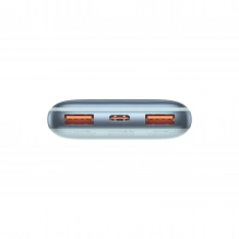 Baseus Bipow Pro Powerbank 10000mAh 22.5W USB A USB C Port + USB-Kabel 3A 0.3m blau (PPBD040003)