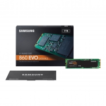Samsung 860 EVO 1 TB SSD M.2 SATA 2280 M.2 SATA 6 GB/s (MZ-N6E1T0BW)
