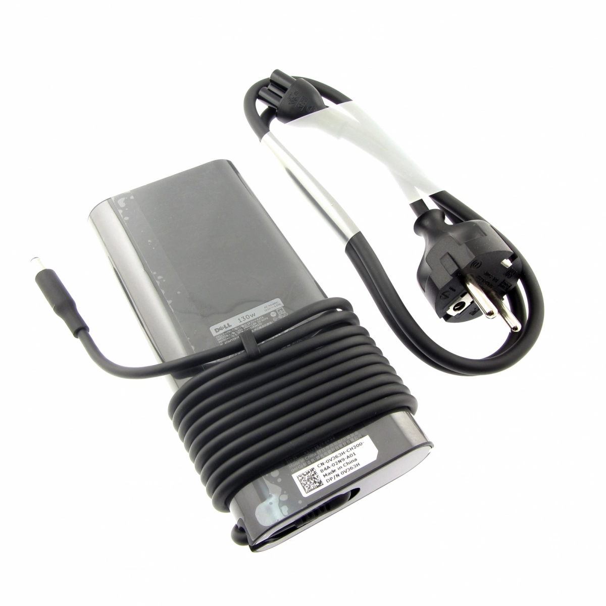 Dell Euro 130W AC Adapter 4.5mm with 1M Power Cord (Kit) PCR