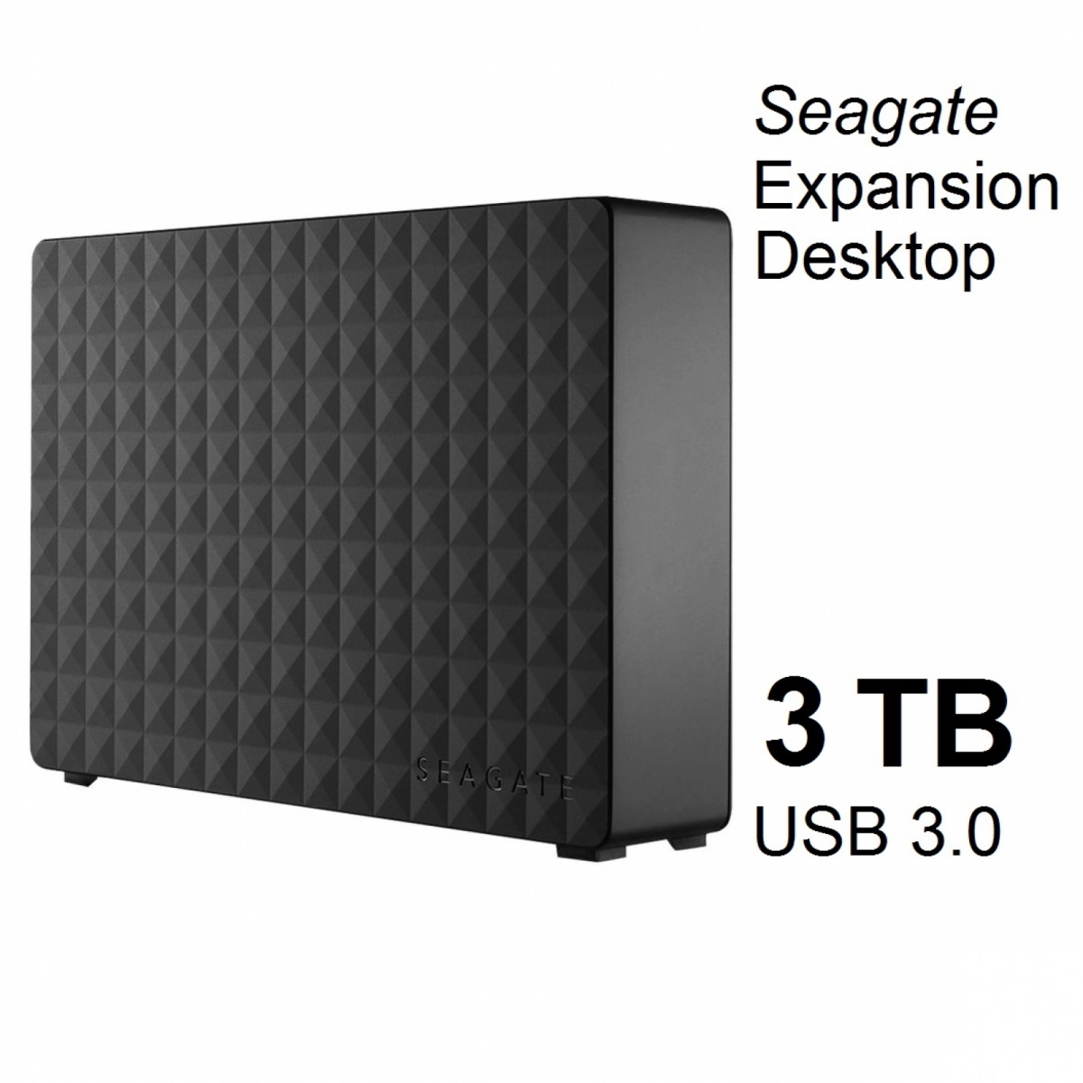 Seagate Expansion Desktop 3 TB, 3.5 Zoll externe Festplatte, schwarz, USB 3.0