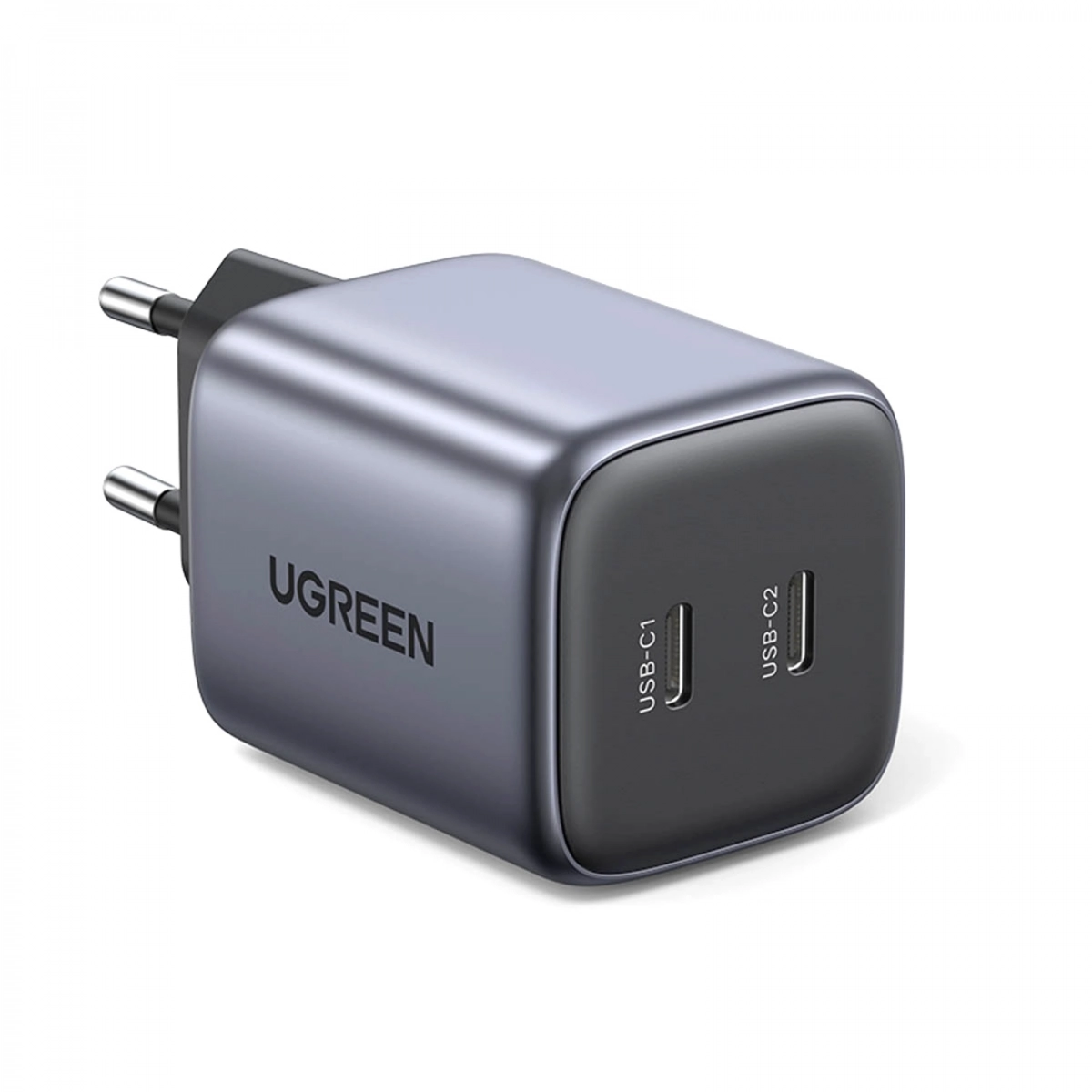 UGREEN Nexode 45W USB C Ladegerät 2 Port USB C Netzteil GaN II Tech Adapter schwarz