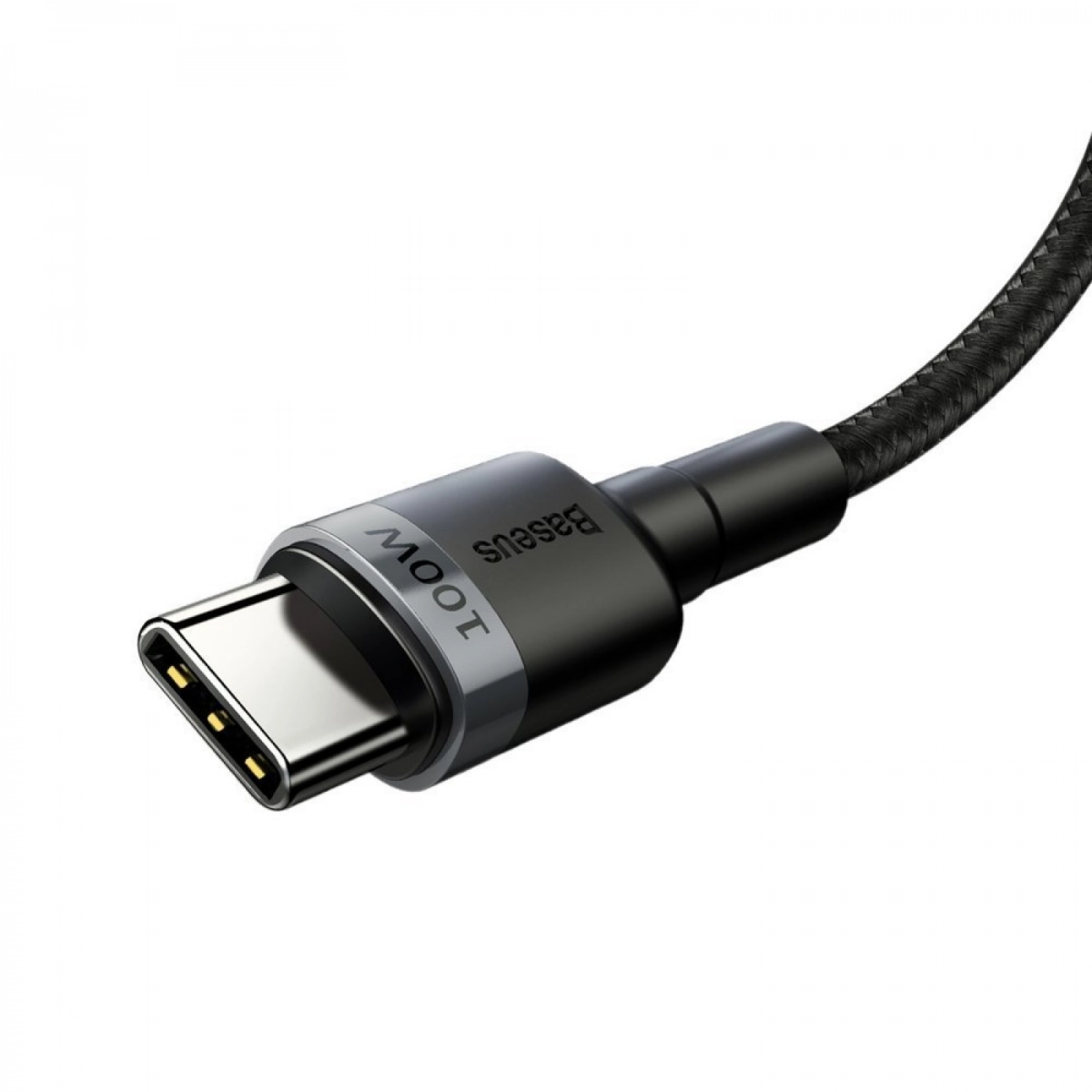 Baseus Cafule PD2.0 Power Delivery 100W Blitzaufladung USB für Type C Kabel (20V 5A) 2m Grau/Schwarz