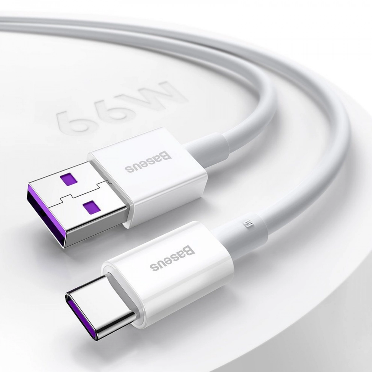 Baseus Superior Kabel USB - USB Typ C 6A 66W 1m weiß (CATYS-02)