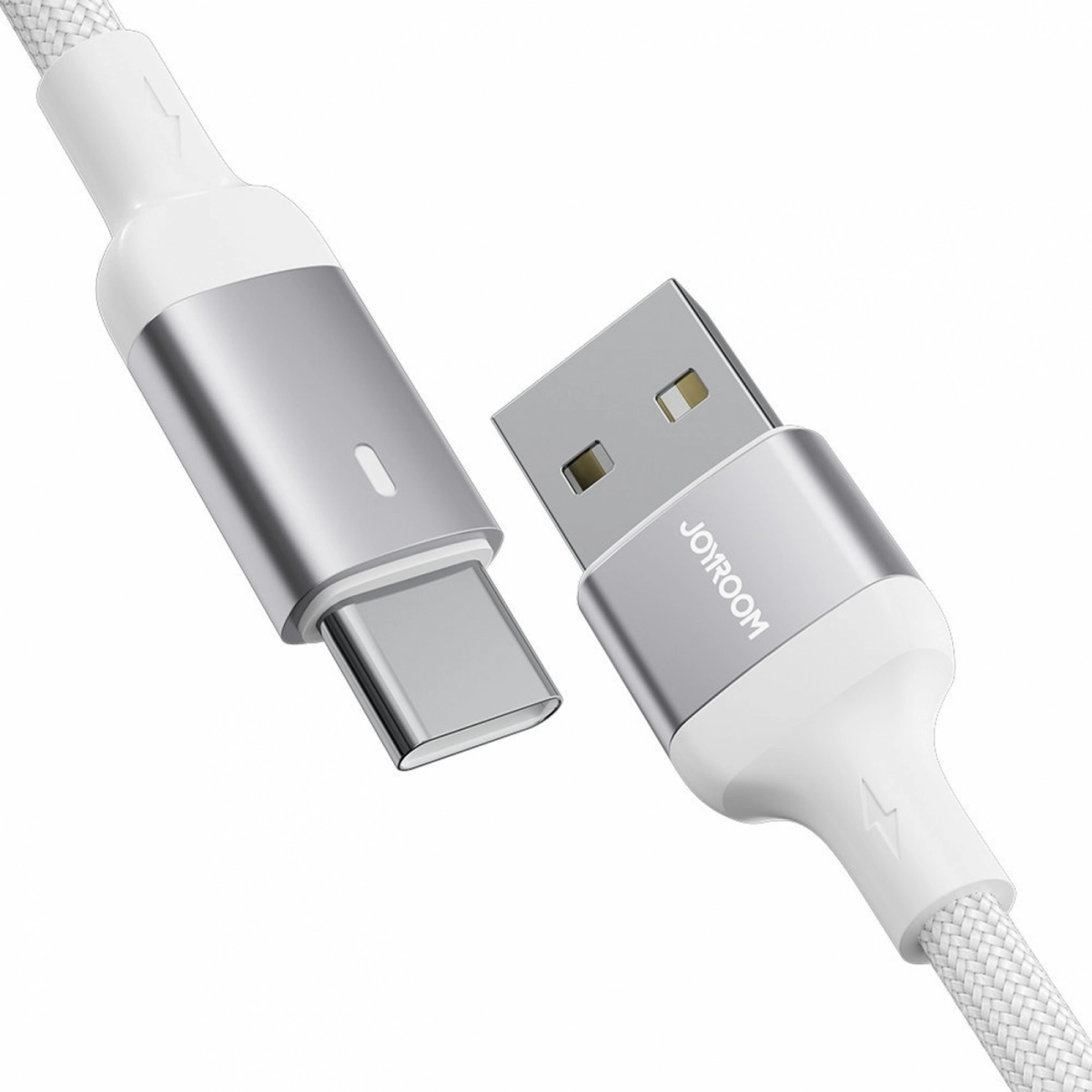 Joyroom USB-Kabel - USB C 3A für schnelles Aufladen und Datenübertragung A10-Serie 1.2 m weiss