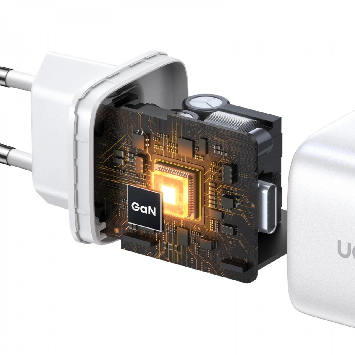 UGREEN Nexode 45W USB C Ladegerät 2 Port USB-C Netzteil GaN II Tech Adapter CD294 weiss