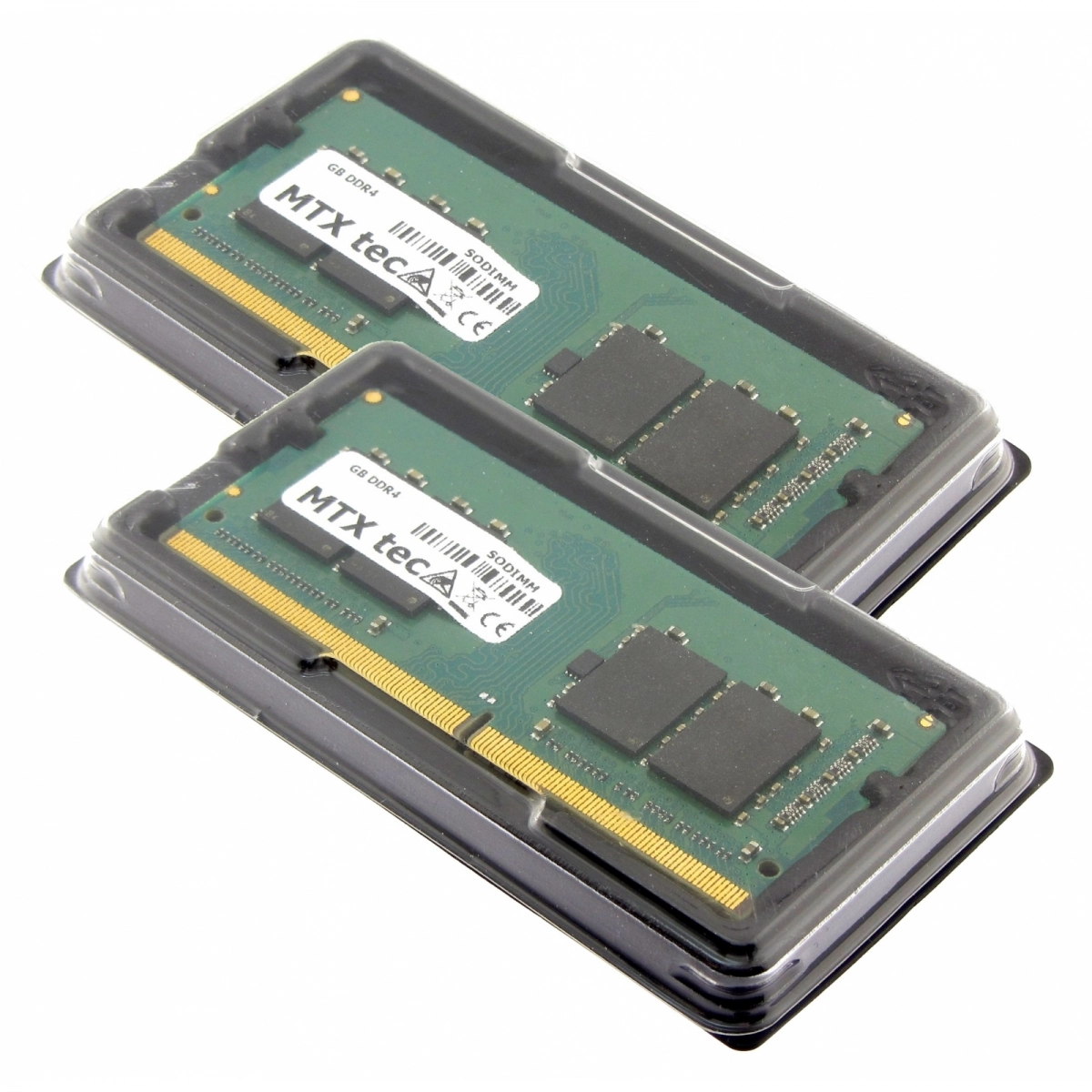 MTXtec 16GB Kit 2x 8GB Notebook Arbeitsspeicher SODIMM DDR4 PC4-17000 2133MHz 260 pin