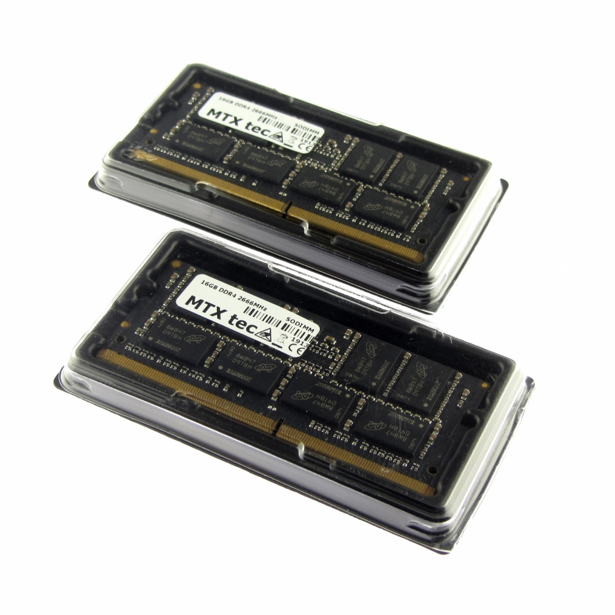 MTXtec 32GB Kit 2x16GB Notebook Arbeitsspeicher SODIMM DDR4 PC4-21300 2666MHz 260pin