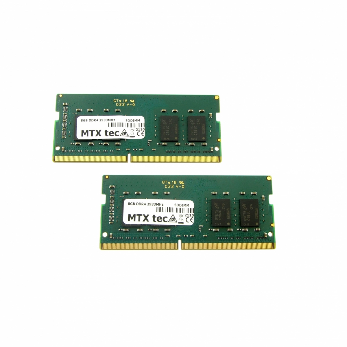 MTXtec 16GB Kit 2x 8GB RAM Arbeitsspeicher SODIMM DDR4 PC4-23400 2993MHz 260pin