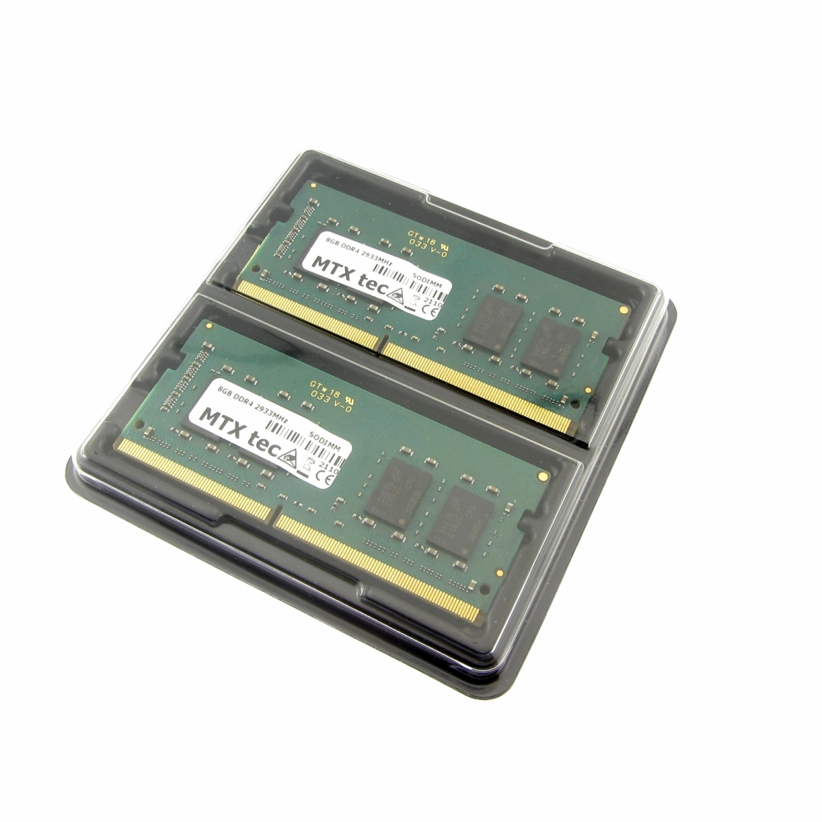 MTXtec 16GB Kit 2x 8GB RAM Arbeitsspeicher SODIMM DDR4 PC4-23400 2993MHz 260pin