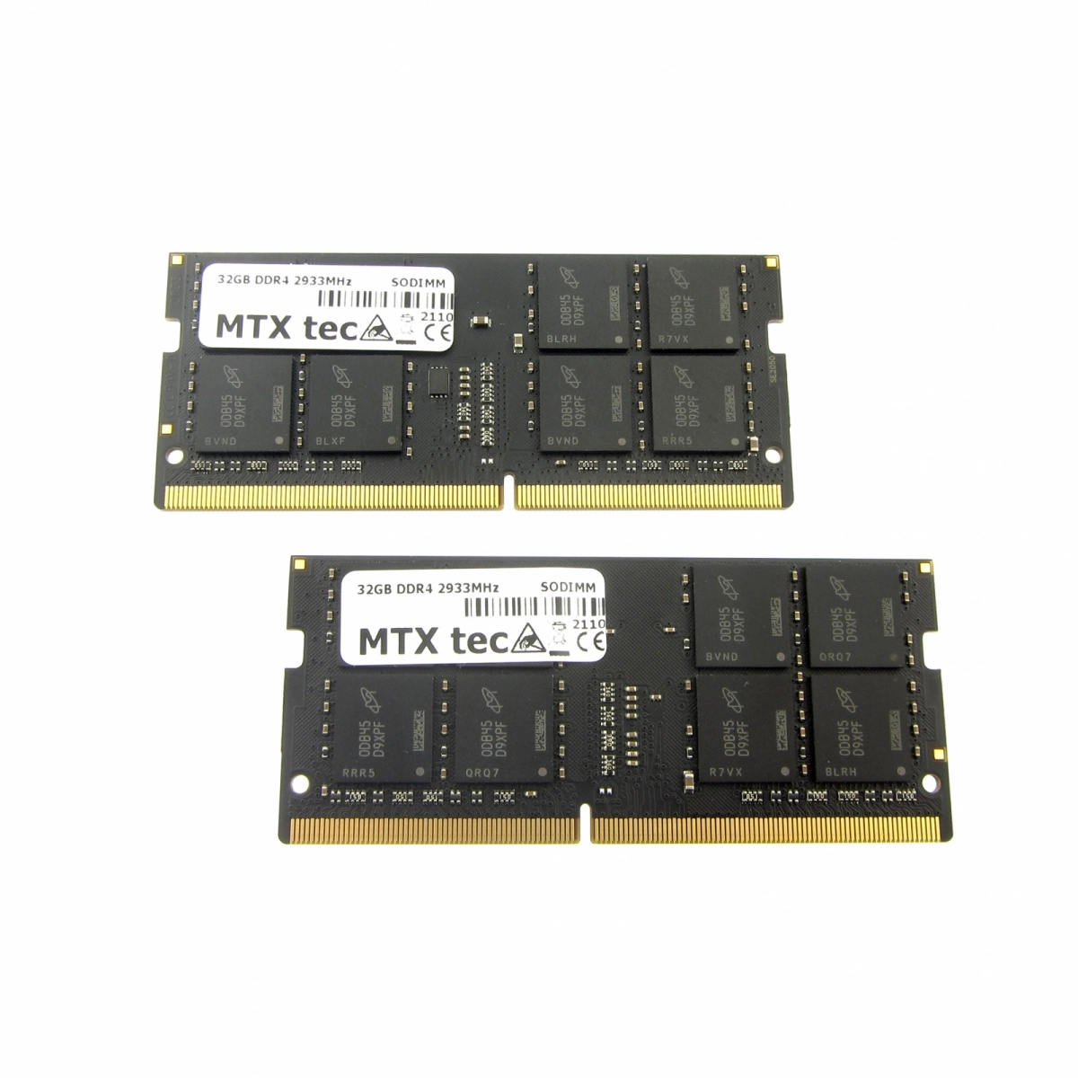 MTXtec 64GB Kit 2x 32GB RAM Arbeitsspeicher SODIMM DDR4 PC4-23400 2993MHz 260pin