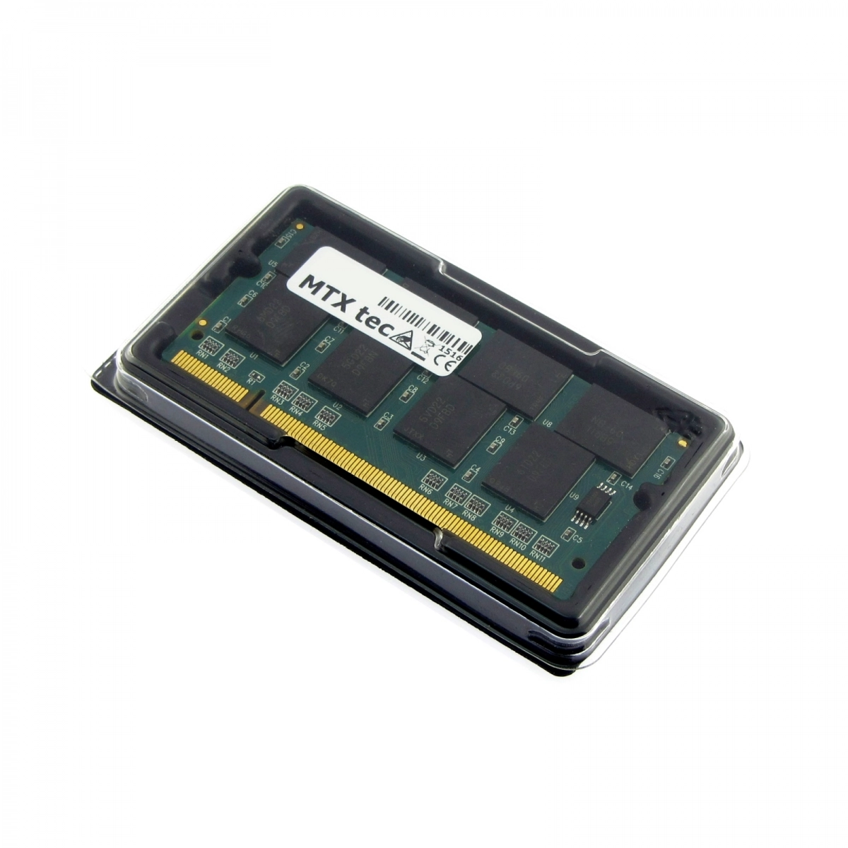 MTXtec 512MB Notebook RAM-Speicher SODIMM DDR1 PC2100, 266MHz 200 pin