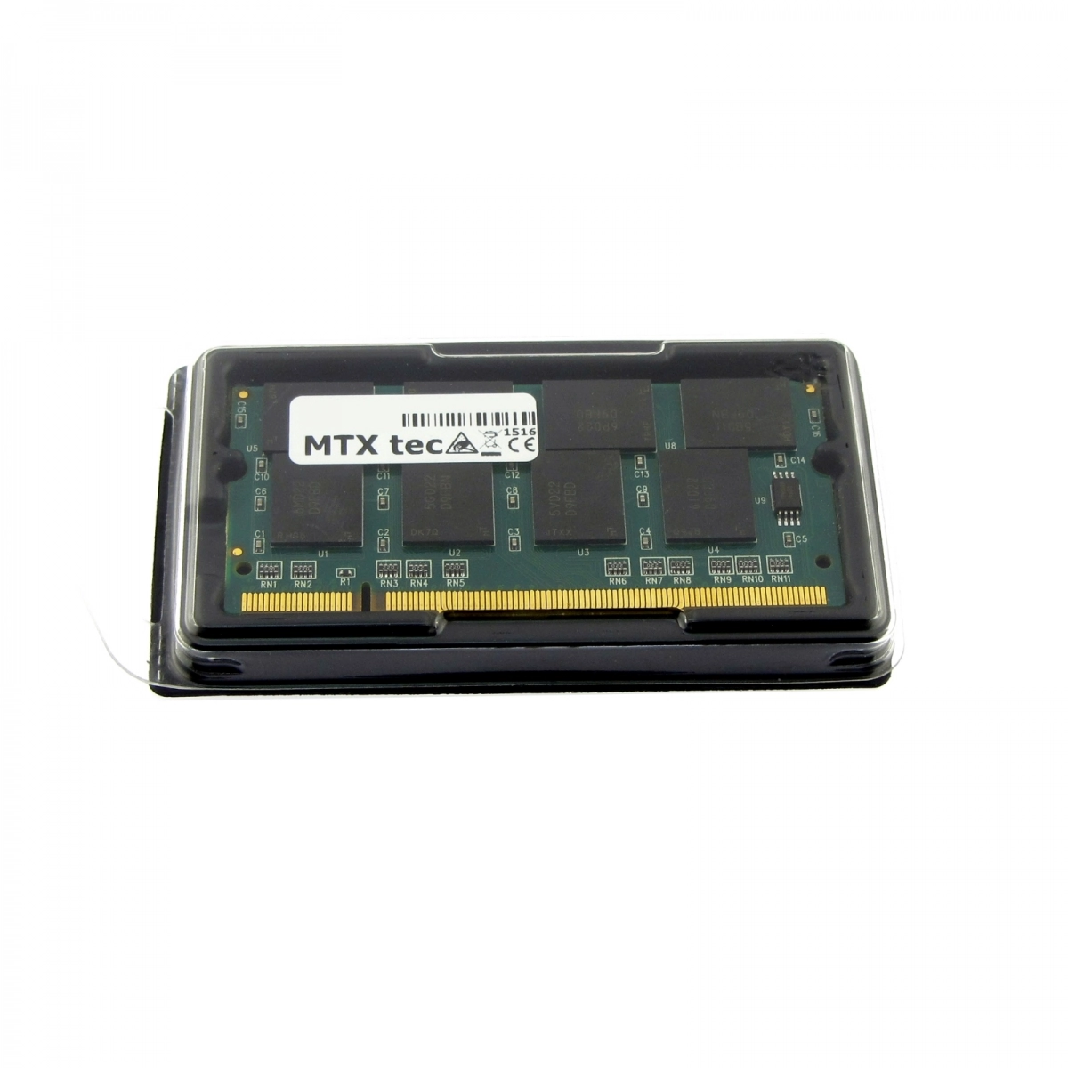 MTXtec 1GB, 1024MB Notebook RAM-Speicher SODIMM DDR1 PC2100, 266MHz 200 pin