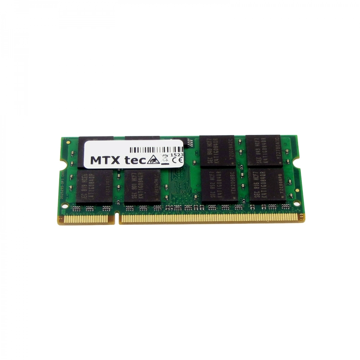MTXtec 1GB, 1024MB Notebook Arbeitsspeicher SODIMM DDR2 PC2-5300, 667MHz, 200 Pin RAM Laptop-Speicher