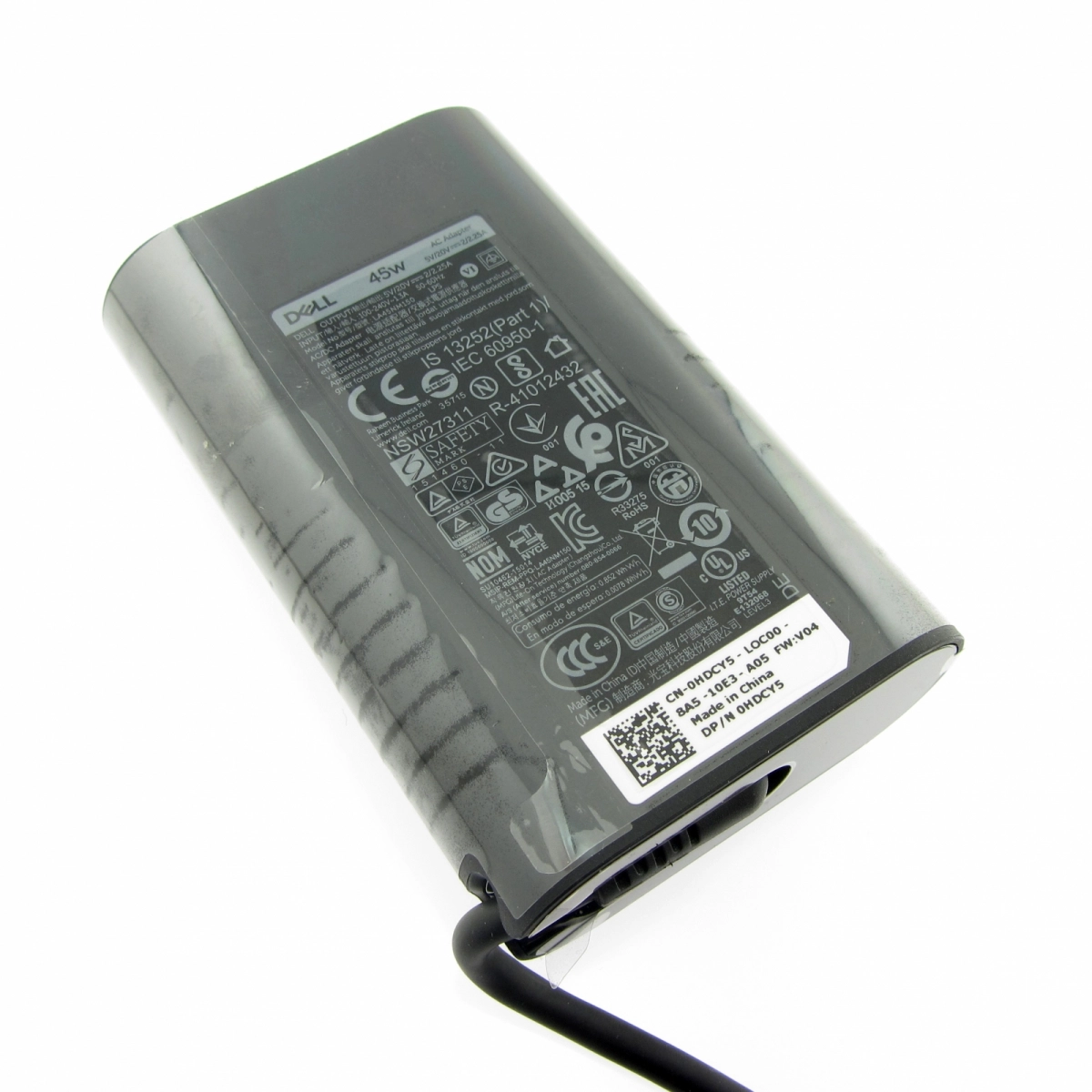 Dell 45W Original USB-C Netzteil HDCY5, 4RYWW, 492-BBUS, LA45NM150