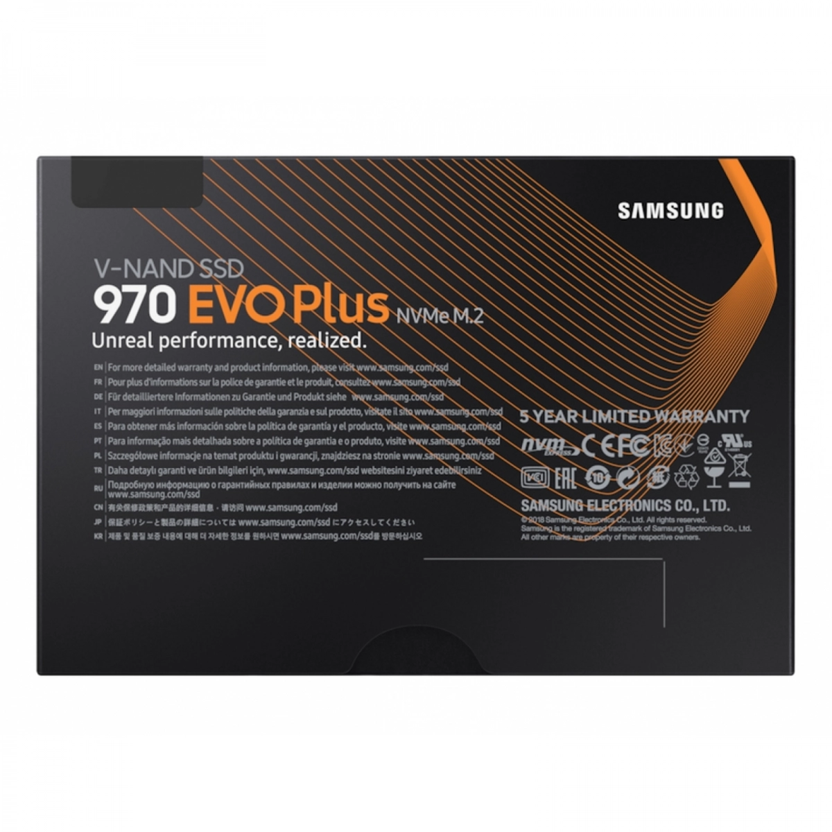 Samsung 970 EVO Plus SSD 500 GB NVMe Fast PCIe 3.0 x4 MZ-V7S500BW
