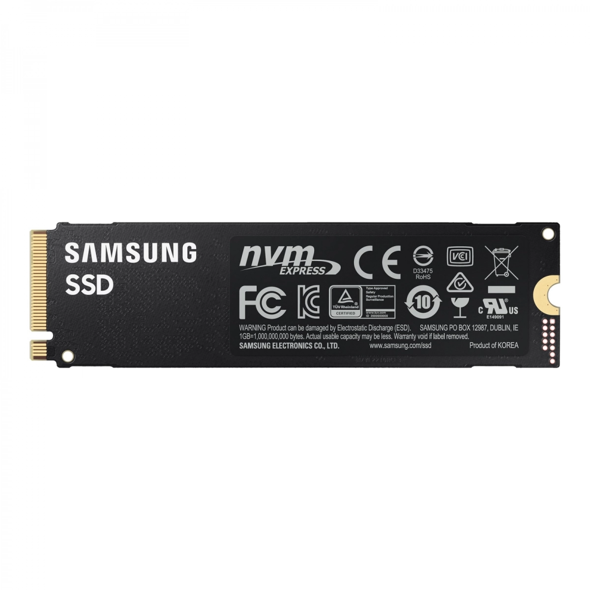 Samsung 980 Pro SSD 1TB PCIe 4.0 x4 NVMe M.2 (MZ-V8P1T0BW)