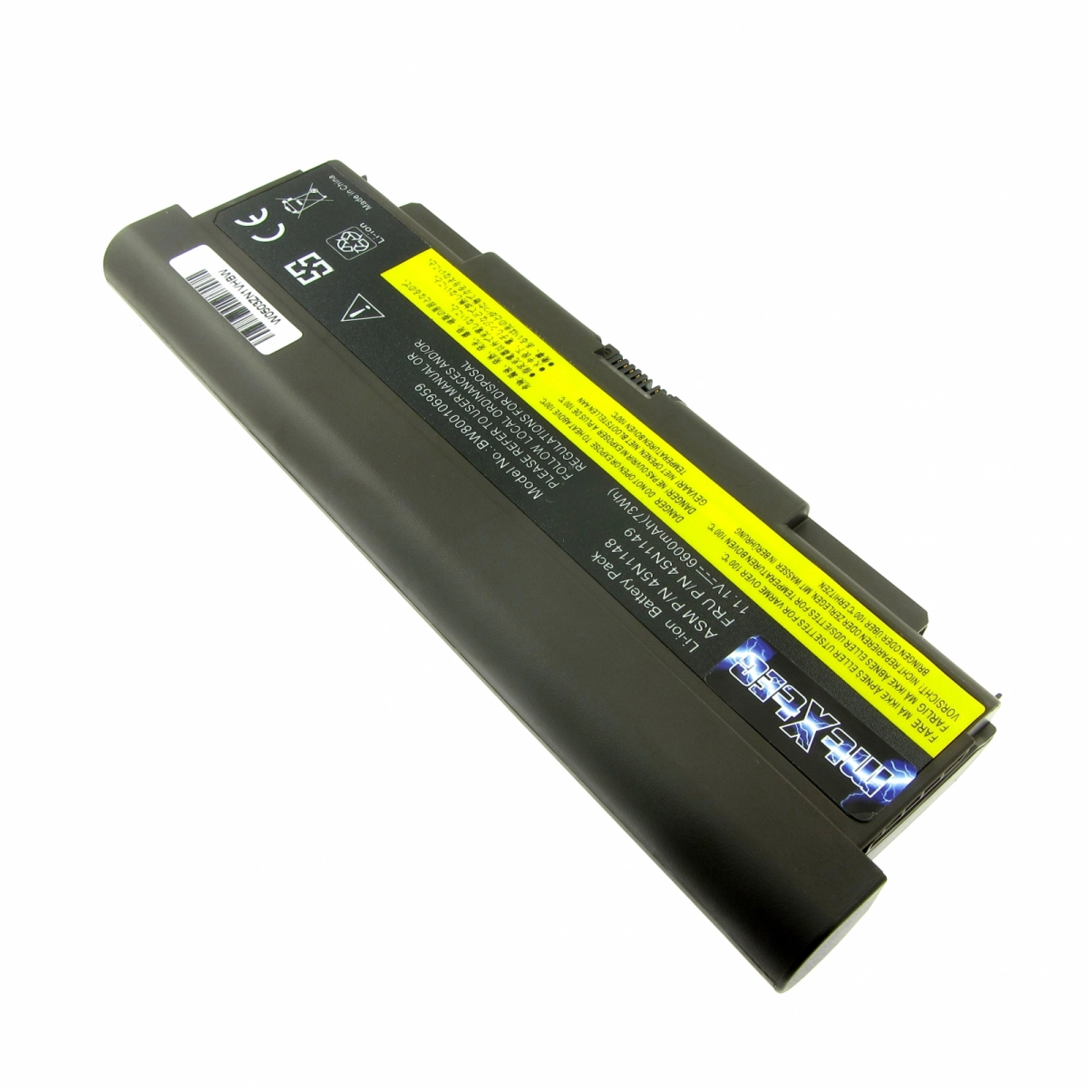 MTXtec Akku für Lenovo Battery 57++, 0C52864, 45N1151, 45N1153, 11.1V, 6600mAh