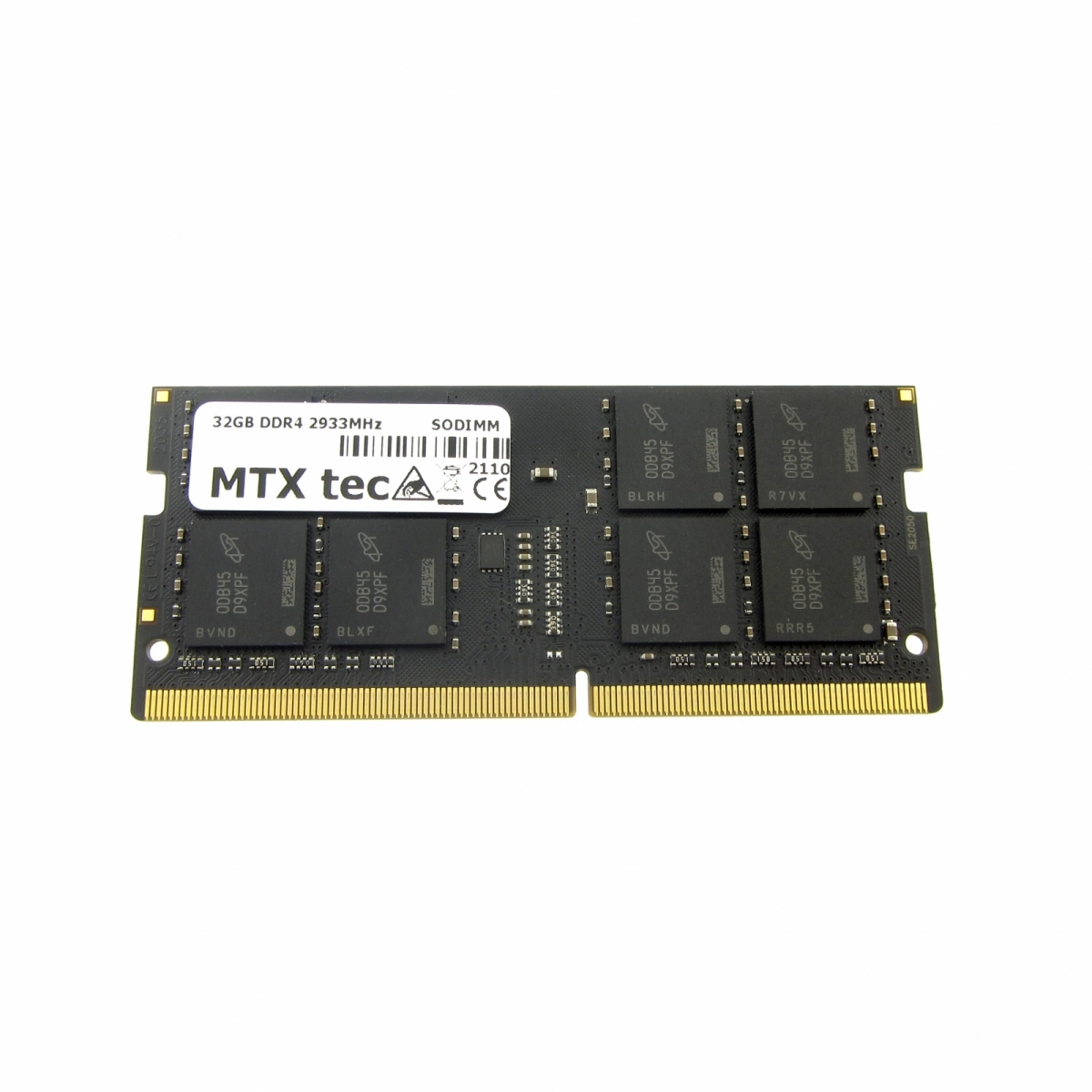 MTXtec 32GB Notebook RAM-Speicher SODIMM DDR4 PC4-23400, 2993MHz 260 pin CL21