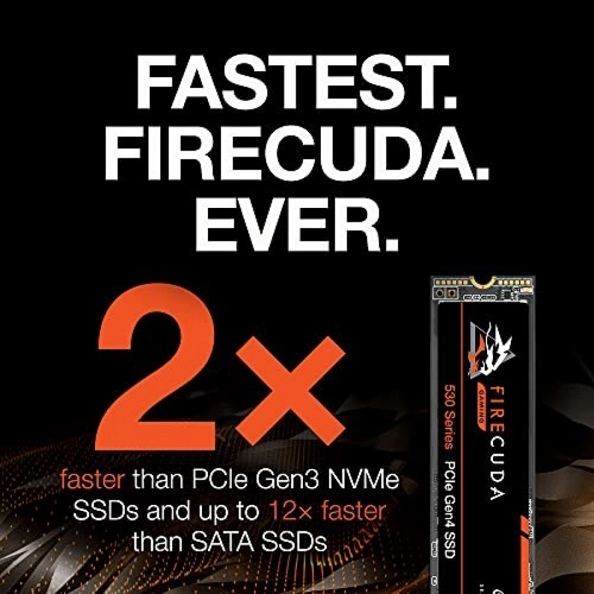 Seagate FireCuda 530 SSD 4TB PCI Express 4.0 x4 NVMe (ZP4000GM3A013)