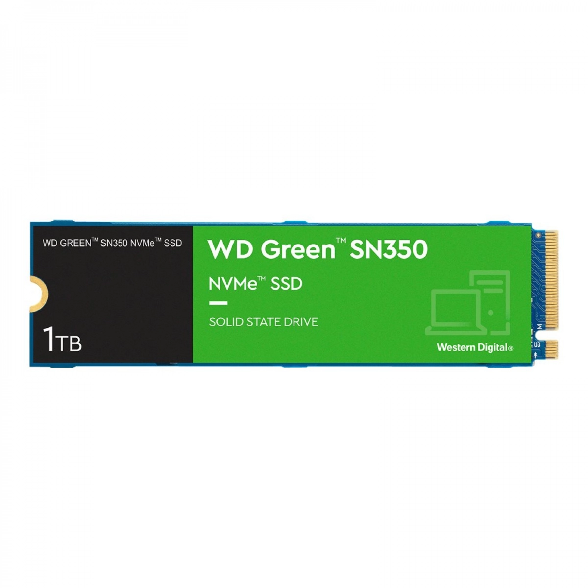 WD Green SN350 1TB NVMe SSD Fast PCIe 3.0 x4 (WDS100T3G0C)