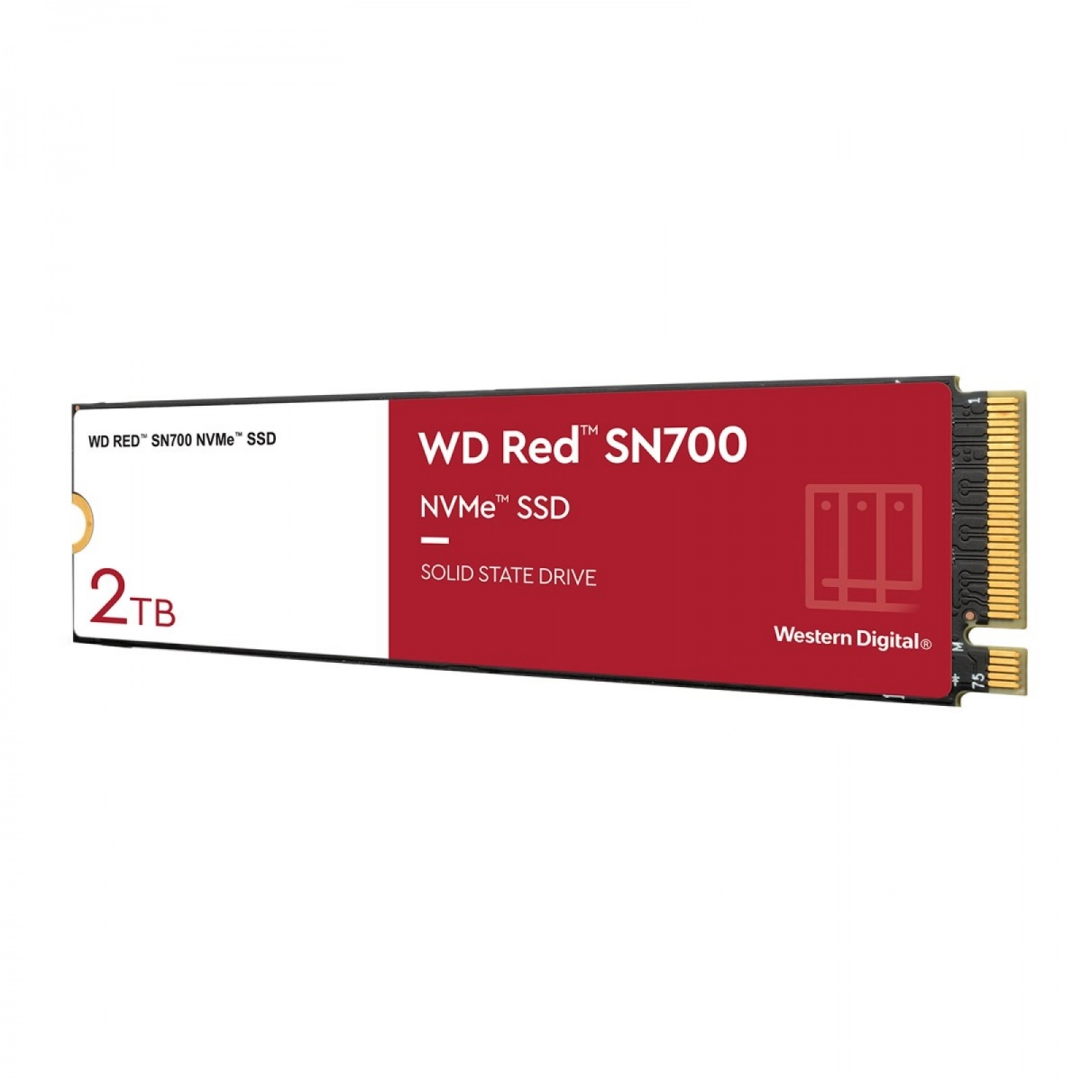 WD Red SN700 2TB NVMe SSD Fast PCIe 3.0 x4 (WDS200T1R0C)