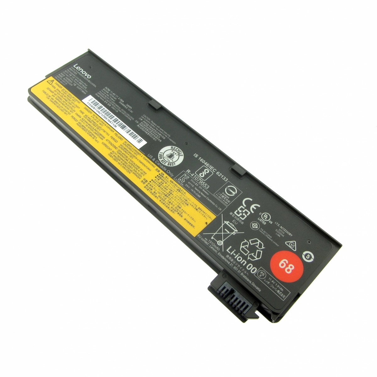 Original Akku Battery 68 LiIon, 11.4V, 2090mAh für LENOVO ThinkPad T450s (20BW)