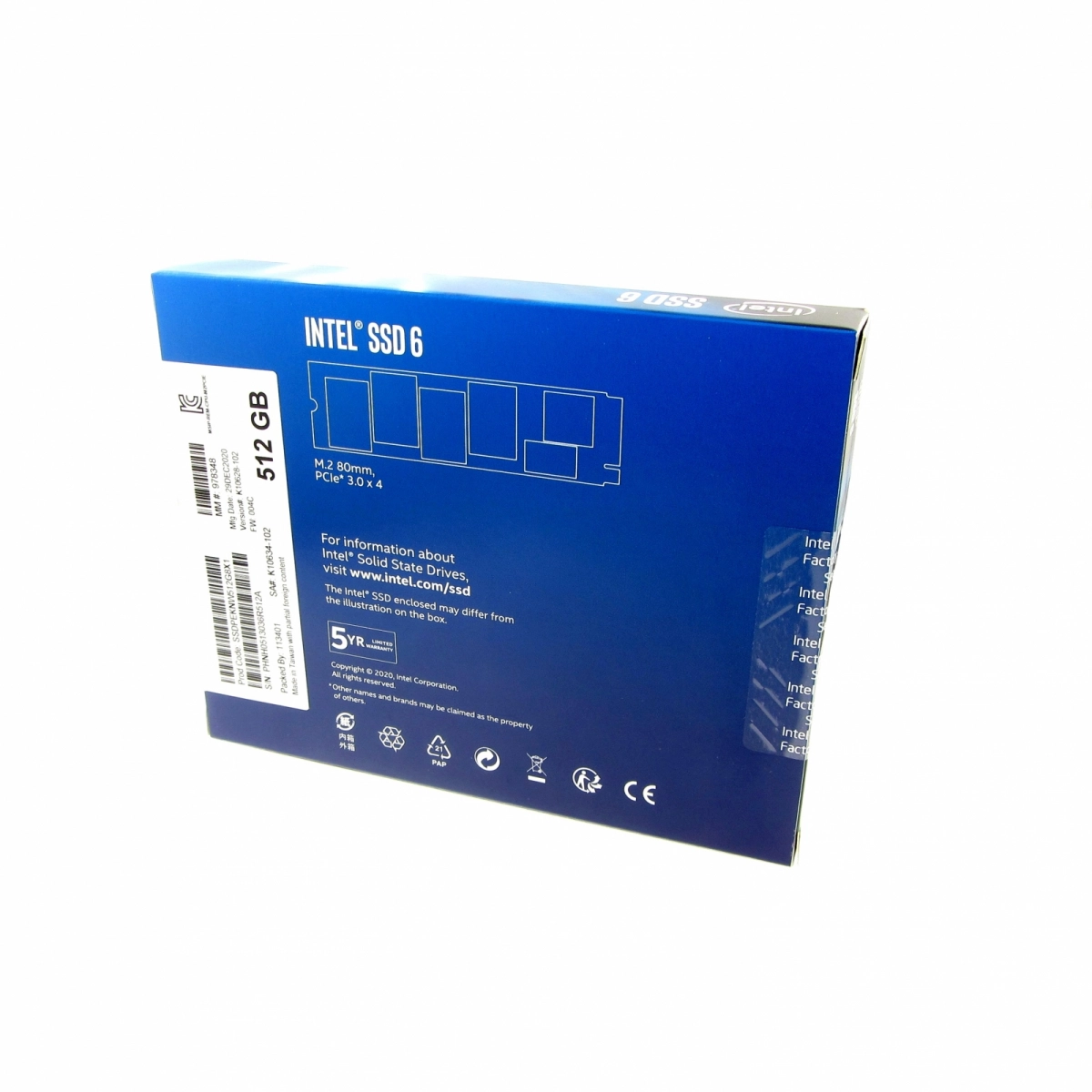 Notebook-Festplatte 512GB, SSD PCIe NVMe 3.0 x4 für ASUS ZenBook 3 Deluxe UX3490U