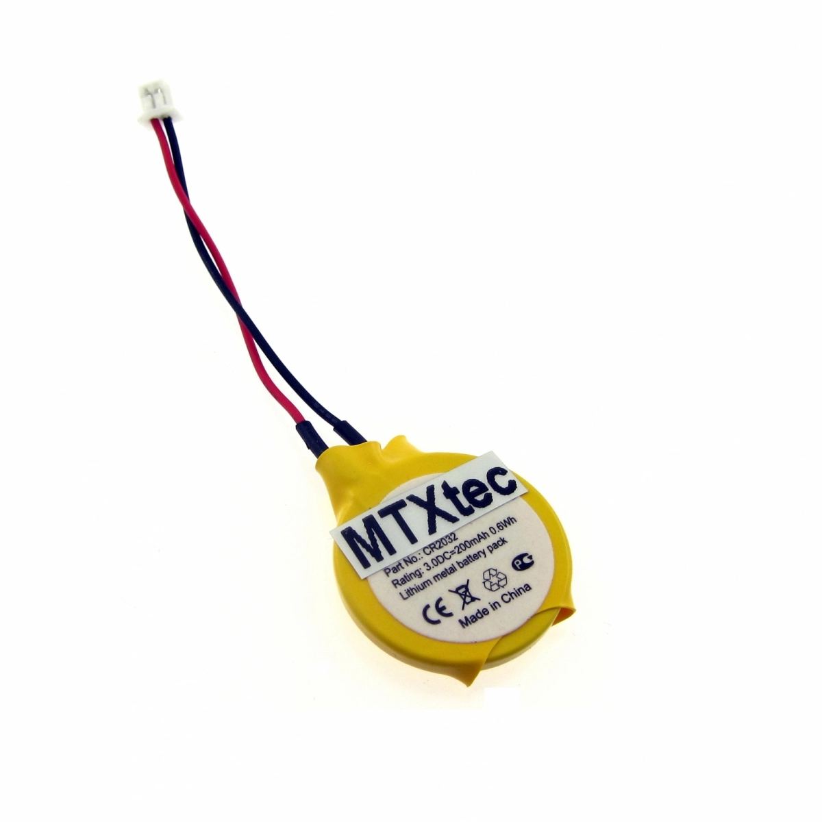 MTXtec BIOS-/CMOS-Batterie (rtc) Typ 02K6541, 3V, 200mAh