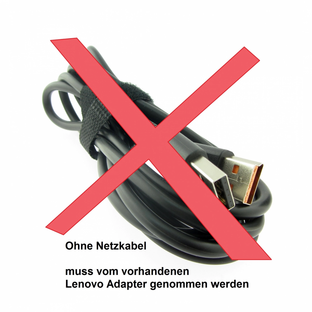 Original Netzteil für LENOVO ADL40WDB, 20V, 2A, Stecker USB, ohne USB-Kabel