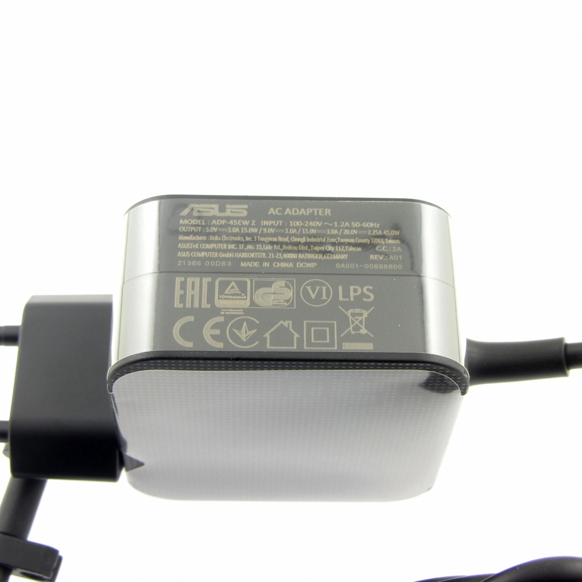 Original Netzteil für ASUS 0A001-00239500, 20V, 2.25A, Stecker USB-C, 45W